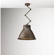 Il Fanale Loft Brass Indoor Iron Scissor Suspension Lamp in Medium