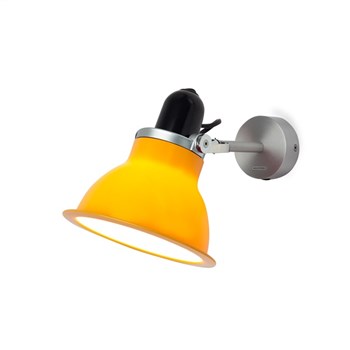 Anglepoise Type 1228 Rotatable Wall Light in Aluminium, Daffodil Yellow