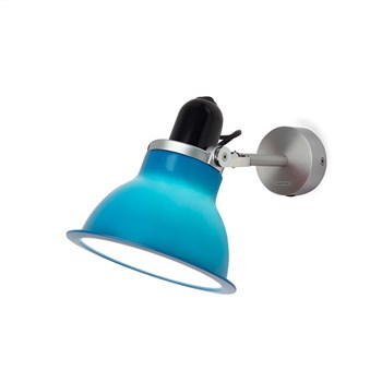 Anglepoise Type 1228 Rotatable Wall Light in Aluminium, Minerva Blue