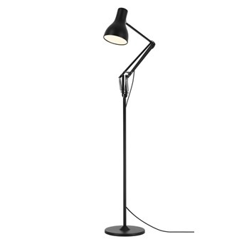 Anglepoise Type 75 Adjustable Floor Lamp With Spring, Jet Black