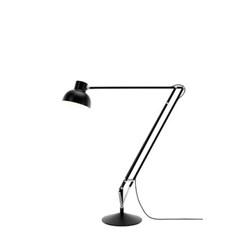 Anglepoise Type 75 Maxi Floor Lamp With Spring And Diffuser, Jet Black