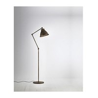 Loft Functional Indoor Floor Lamp in Brass