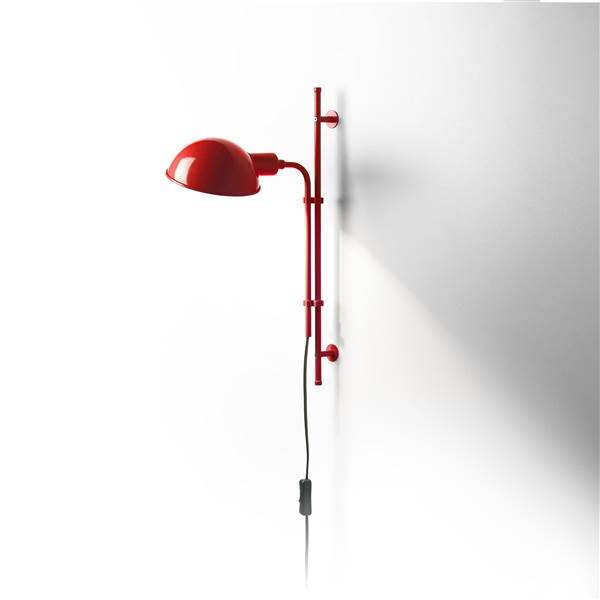 Marset Funiculi A Downward Wall Light with Lacquered Aluminium Shade