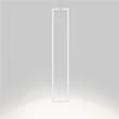 Inarchi Frame 15/80 V Small Vertical LED Pendant with Sculpture & Grasping Outline in White