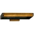 Visual Comfort David 18" Pivoting Wall Light in Bronze & Antique Brass Shade