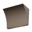 Flos Pochette Up & Down Decorative LED Wall Light with Die-cast Zamak Alloy Structure in Bronze