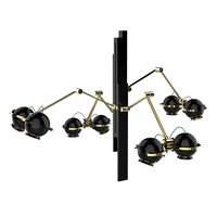 Gliese Adjustable Suspension Lamp with Custom Finishes