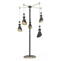 Tramp Adjustable Floor Lamp  with Custom Finishes