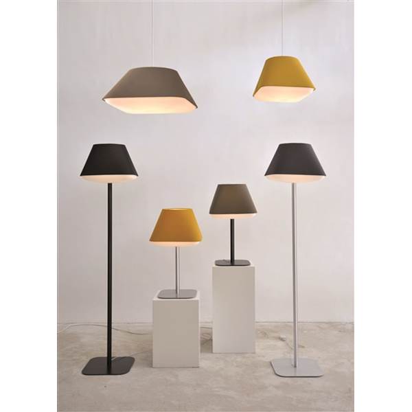 Innermost RD2SQ Floor Lamp with Dark Grey Shade