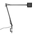 Flos Kelvin Edge Clamp Adjustable LED Table Lamp in Black
