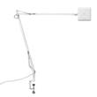 Flos Kelvin Edge Clamp Adjustable LED Table Lamp in White