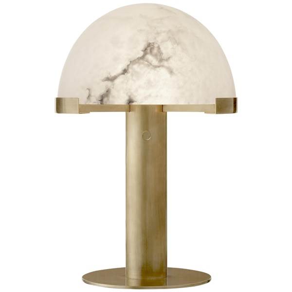 Visual Comfort Melange Desk Lamp with Alabaster Shade