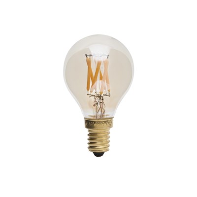 AROMAS Spherical LED E14 bulb 4w gold 2700k