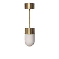 Vox LED Ceiling Light Dome Shaped Pressed Glass