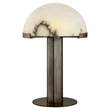 Visual Comfort Melange Alabaster LED Table Lamp  in Bronze