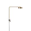 Rubn James Adjustable Metal LED Desk Lamp in Brass/Black