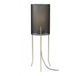 Rubn Vouge XL Extra-Large LED Floor Lamp with Steel Shade in Black/Brass