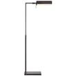 Visual Comfort Precision Pharmacy Floor Lamp with White Glass in Bronze