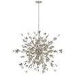 Visual Comfort Farfalle Large Pendant in Burnished Silver Leaf