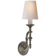 Visual Comfort Chandler Single Wall Light with Natural Paper Shade in Bronze