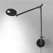 Artemide Demetra 2700K LED Wall Light with Wall Support in Anthracite Grey