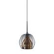 Diesel Living with Lodes Cage Large LED Pendant Black in Bronze
