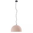 Diesel Living with Lodes Urban Concrete 50 LED Pendant White Inside in Pink Dust