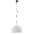 Diesel Living with Lodes Urban Concrete 50 LED Pendant White Inside in Soft Gray