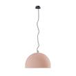 Diesel Living with Lodes Urban Concrete 60 LED Pendant White Inside in Pink Dust