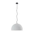 Diesel Living with Lodes Urban Concrete 60 LED Pendant White Inside in Soft Gray