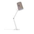 Diesel Living with Lodes Fork LED Floor Lamp Ivory in Grey