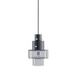 Diesel Living with Lodes Gask LED Pendant Black in Trasparent