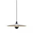 Diesel Living with Lodes Vinyl Large LED Pendant Black in Silver