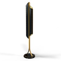 Cetus Floor Lamp with Custom Finishes