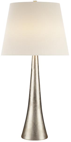 Visual Comfort Dover 220 Volt Table Lamp with Linen Shade