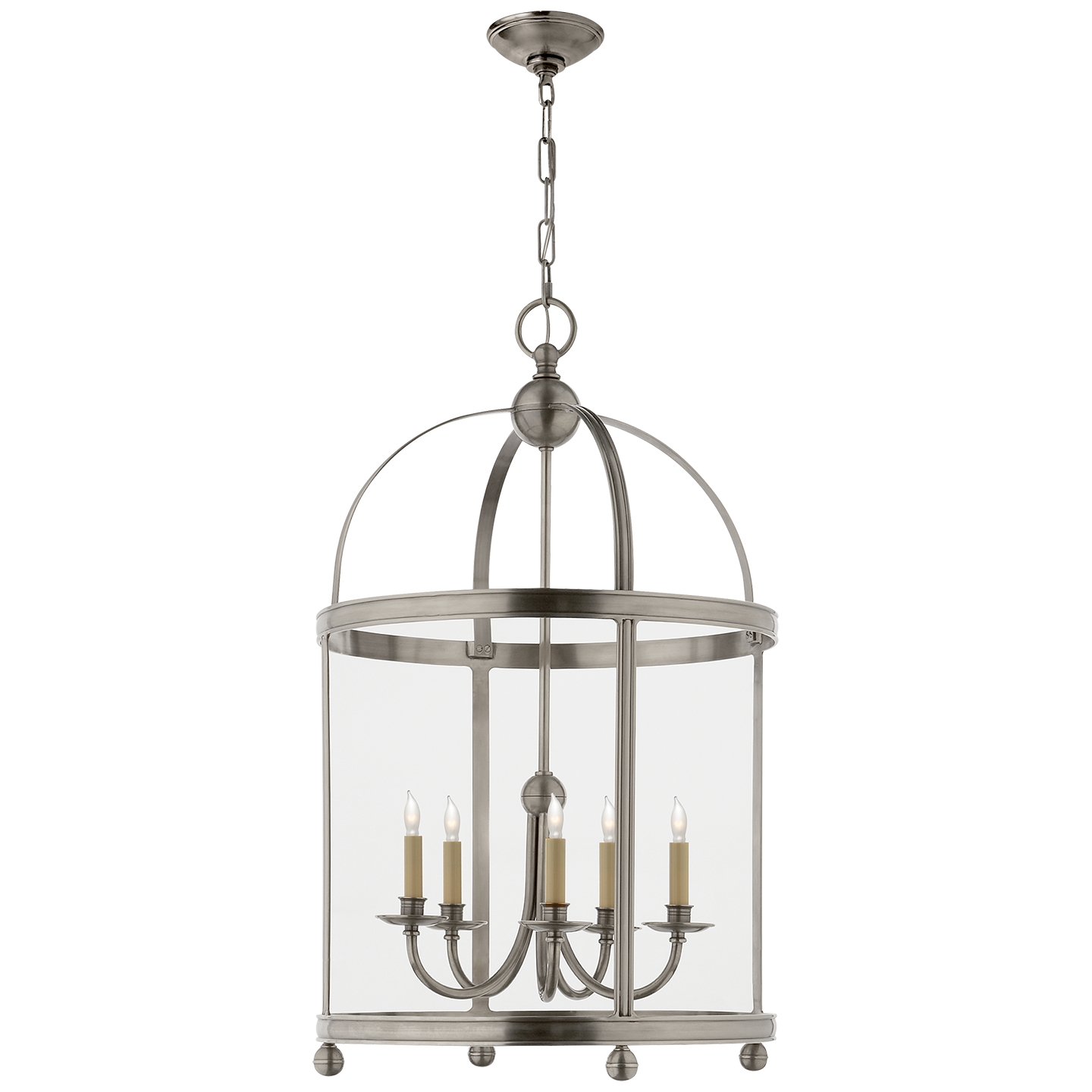 Visual comfort outlet lantern chandelier