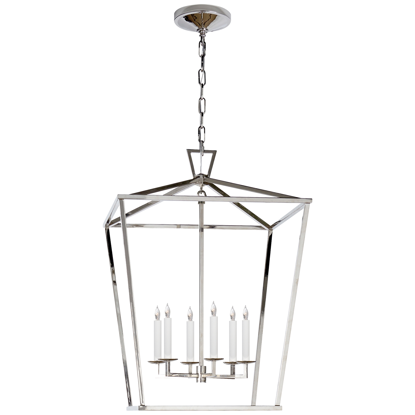 Visual comfort outlet lantern chandelier