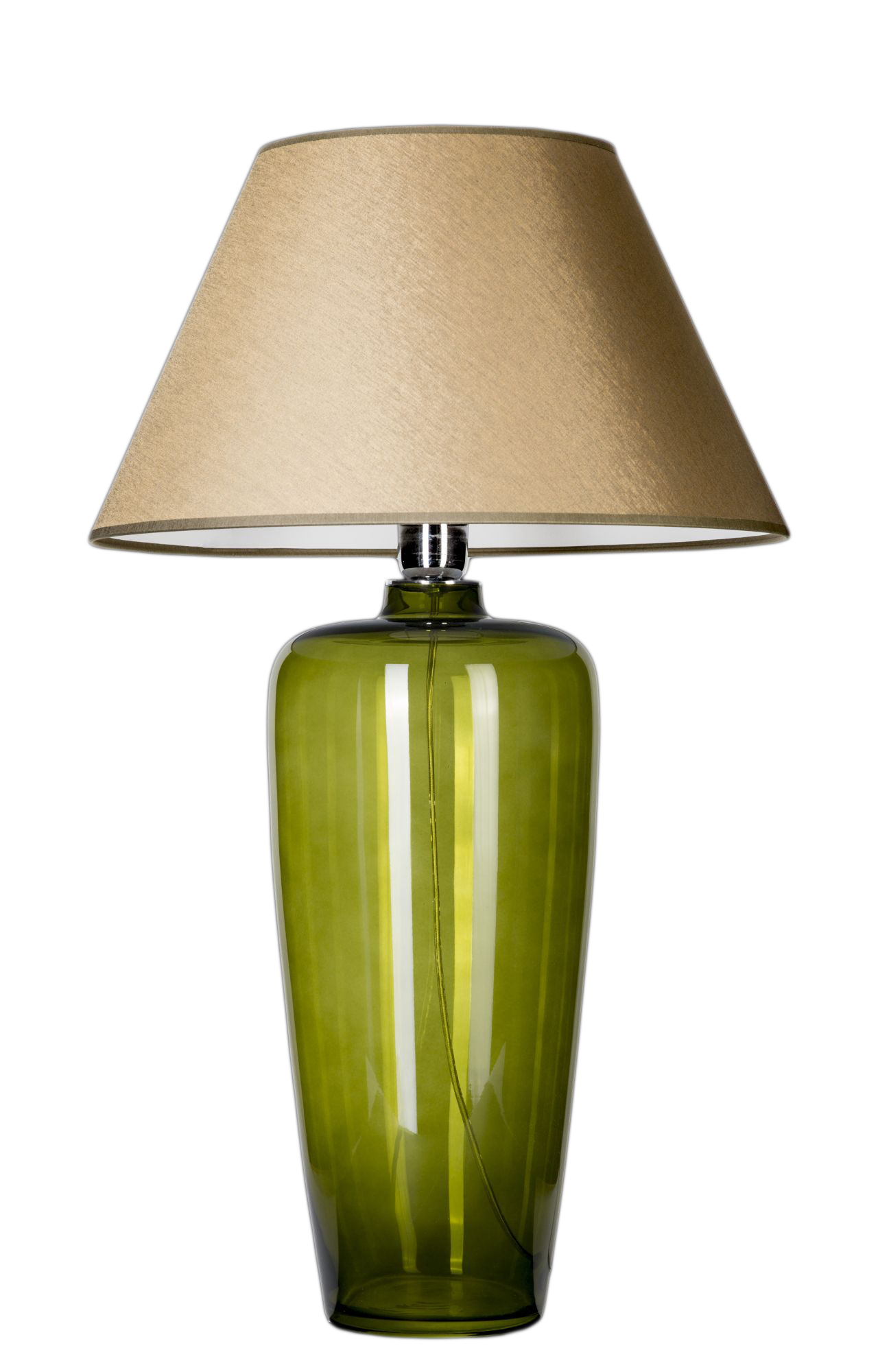 Green glass sales table lamps