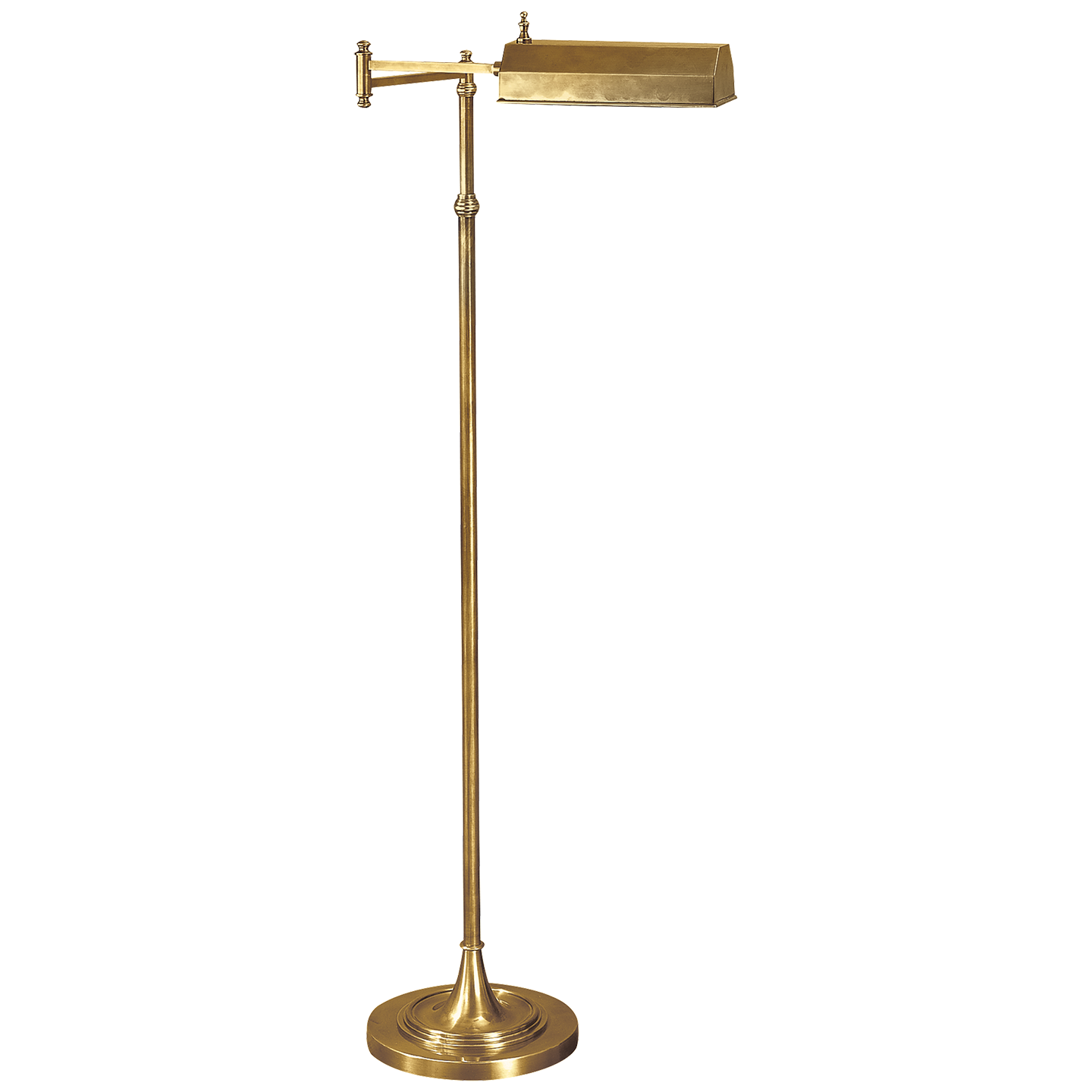 visual comfort swing arm floor lamp