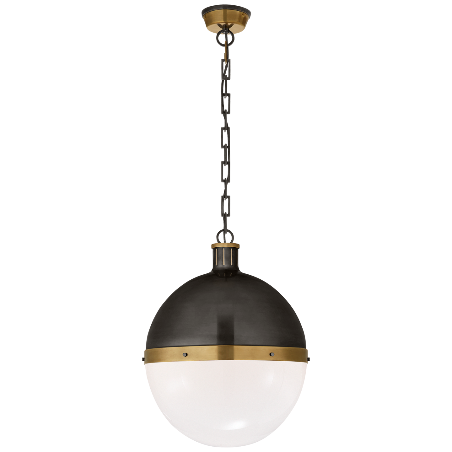 Extra large clearance globe pendant light